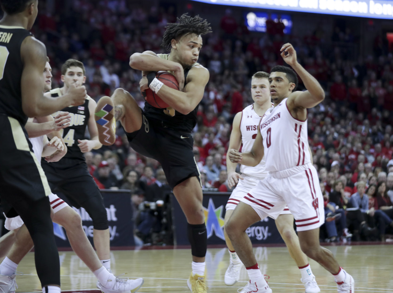 Boilermakers 84, Badgers 80 (OT)